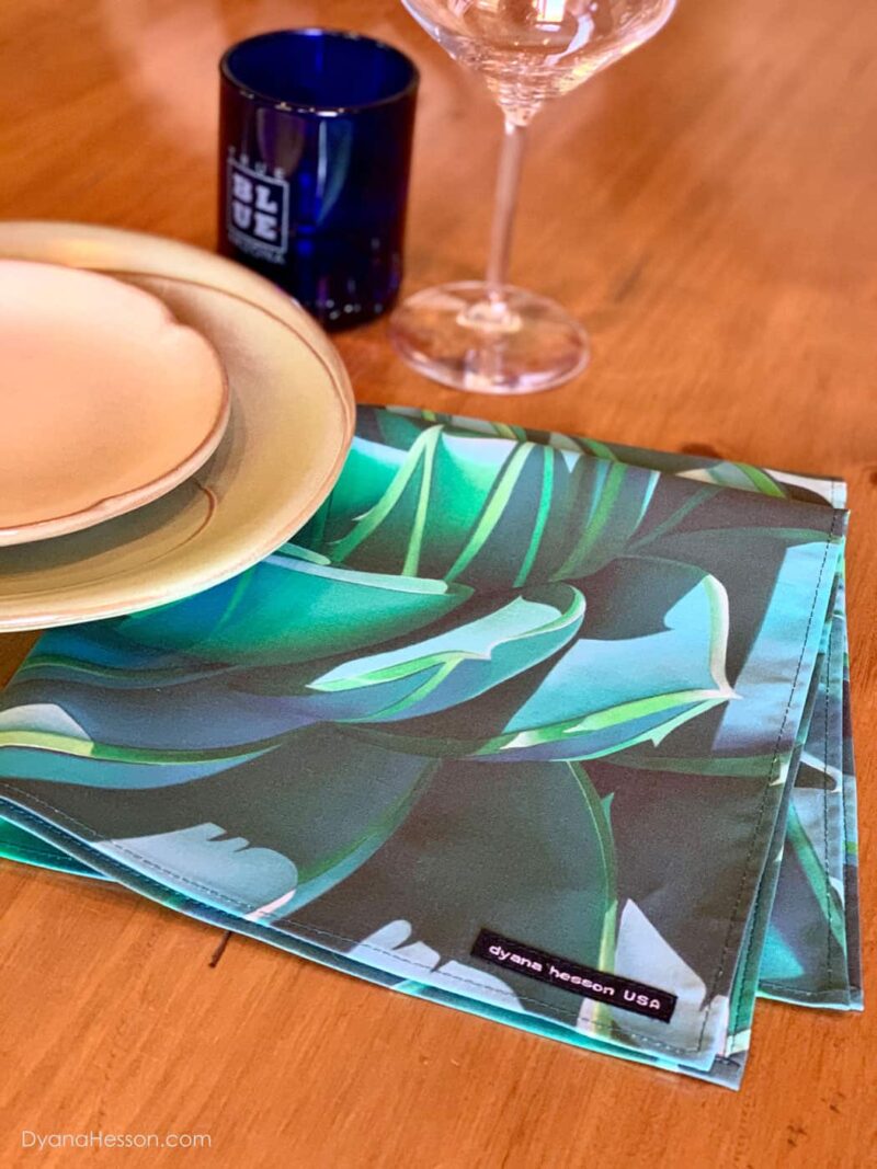 Aloe Cotton Napkins (set of 2) OUT OF STOCK