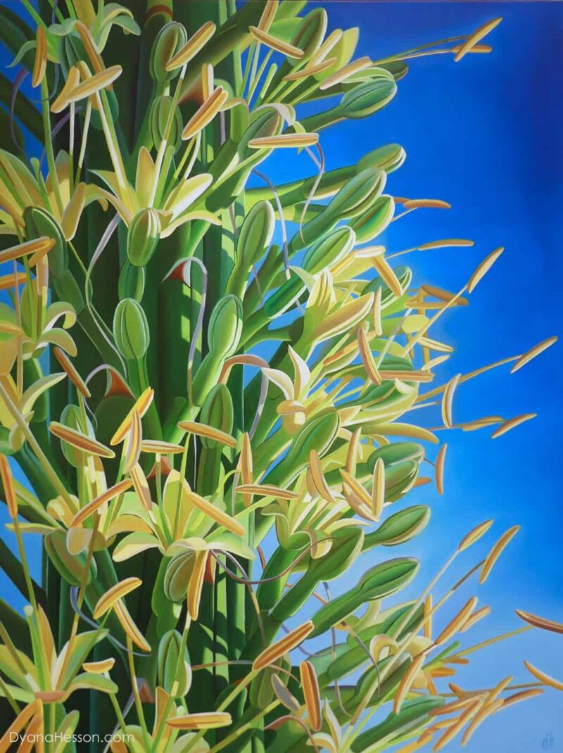 Open for Business - Octopus Agave Blooms, Home, AZ  SOLD