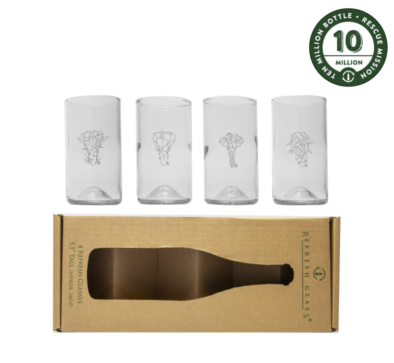 NEW - dh Arizona Cactus Bloom Glassware - Image 3
