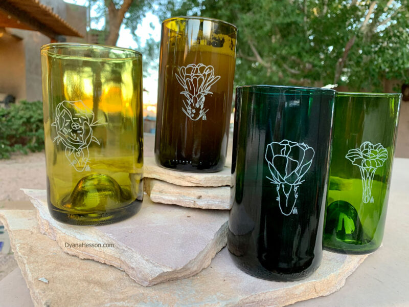 NEW - dh Arizona Cactus Bloom Glassware - Image 4