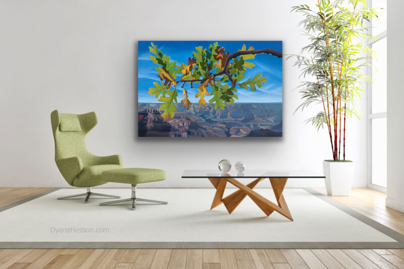 Positive Outlook - Gambel Oak near Point Sublime, North Rim, Grand Canyon  SOLD - Image 2