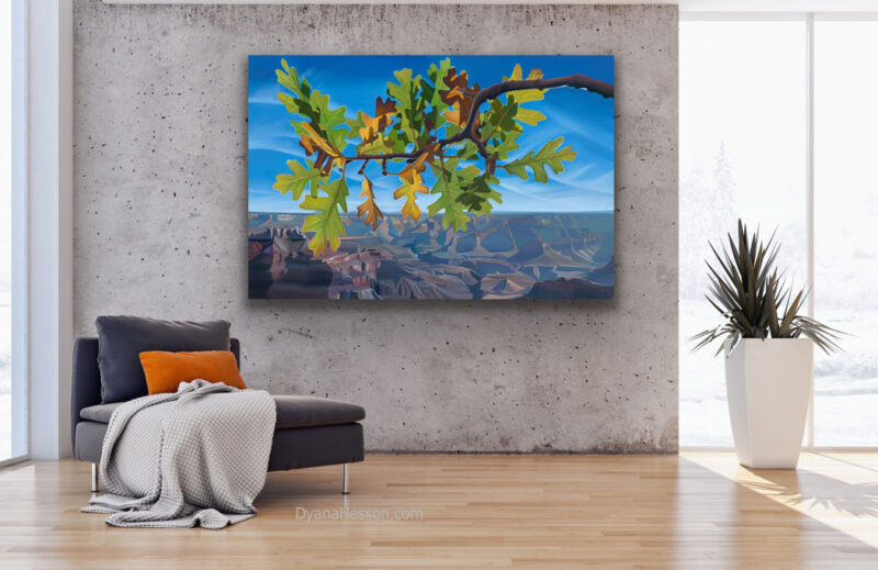Positive Outlook - Gambel Oak near Point Sublime, North Rim, Grand Canyon  SOLD - Image 3