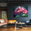 Sunday - Red Plumeria at the Old Church, Puako, HI RECENTLY SOLD - Image 2