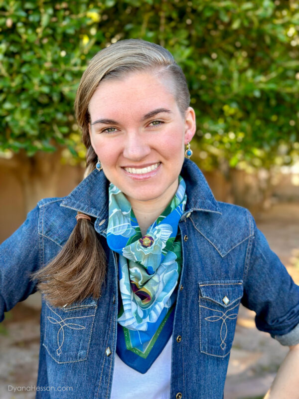 Arizona Blooming Cotton Bandana