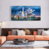 Blue as the Skies Above - Wild Irises, Mormon Lake and San Francisco Peaks, AZ  RECENTLY SOLD - Image 3