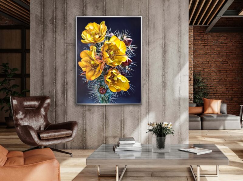 Stay Golden - Buckhorn Cholla, Superstition Mountains RECENTLY SOLD - Image 2