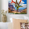 Memorable Day - Scarlet Monkey Flower, Tapeats Creek, Grand Canyon, AZ RECENTLY SOLD - Image 2