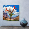 Memorable Day - Scarlet Monkey Flower, Tapeats Creek, Grand Canyon, AZ RECENTLY SOLD - Image 3
