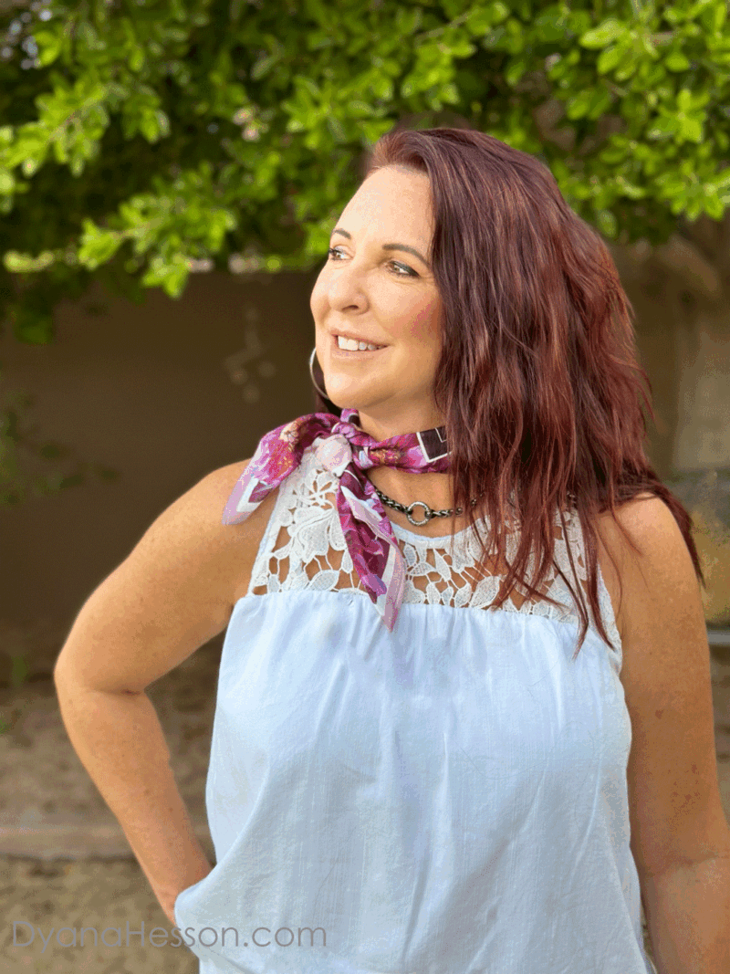 New! -  Purple Prickly Bandana - Image 6