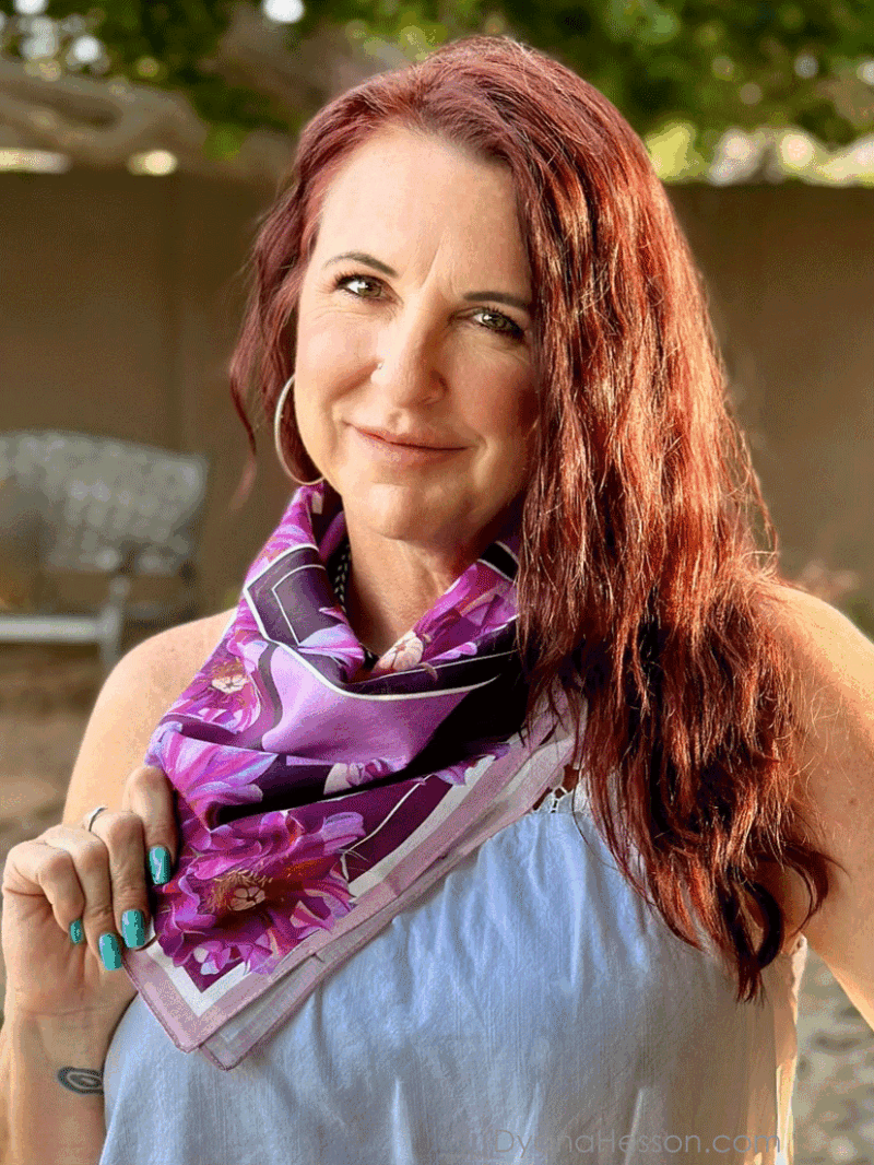 New! -  Purple Prickly Bandana