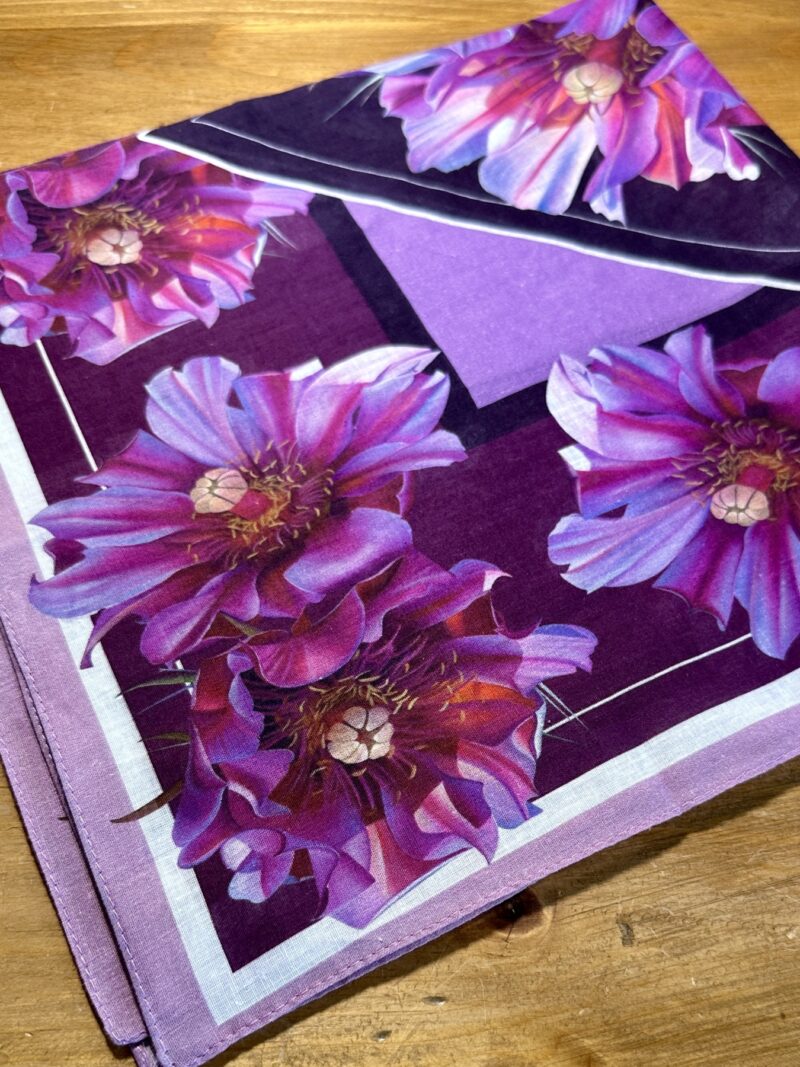 New! -  Purple Prickly Bandana - Image 2
