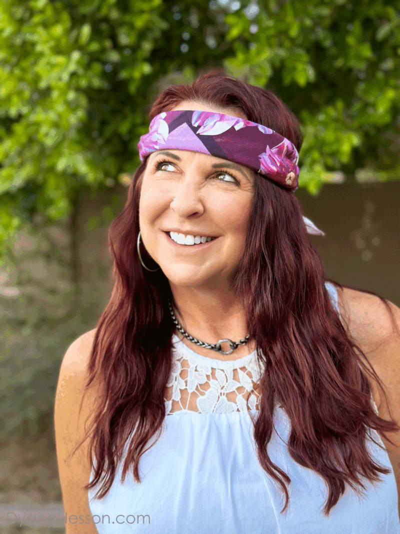 New! -  Purple Prickly Bandana - Image 8