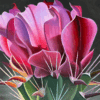 Faith, Hope and Love, Cholla Blooms, Superstition Mountains, AZ - Image 3