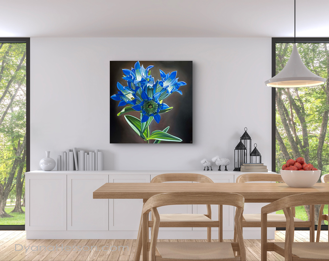 Only on Sunny Days - Parry’s Gentian, West Baldy Trail, AZ RECENTLY SOLD - Image 2