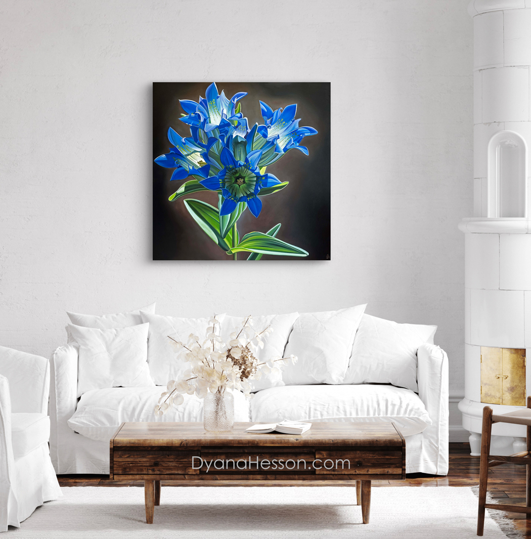 Only on Sunny Days - Parry’s Gentian, West Baldy Trail, AZ RECENTLY SOLD - Image 3