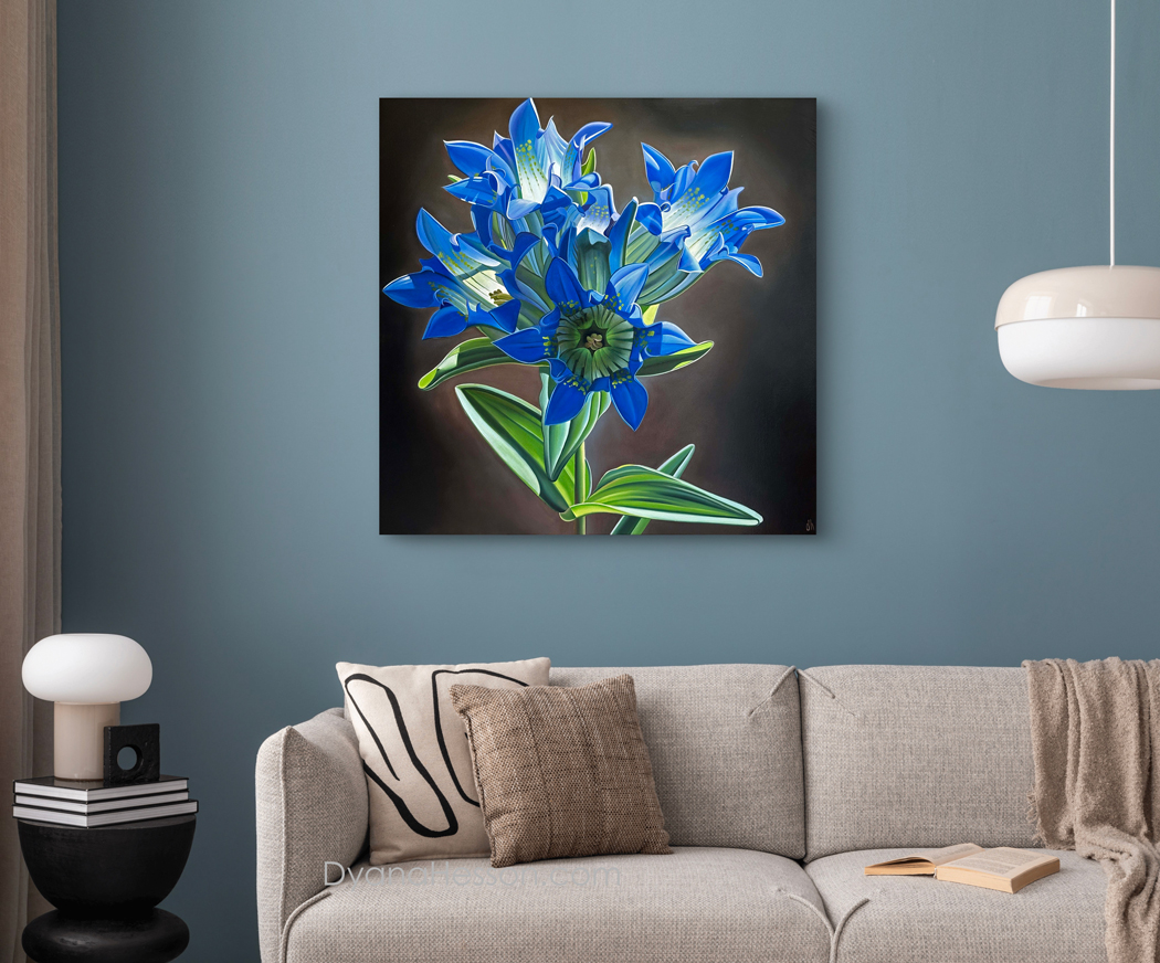 Only on Sunny Days - Parry’s Gentian, West Baldy Trail, AZ RECENTLY SOLD - Image 4