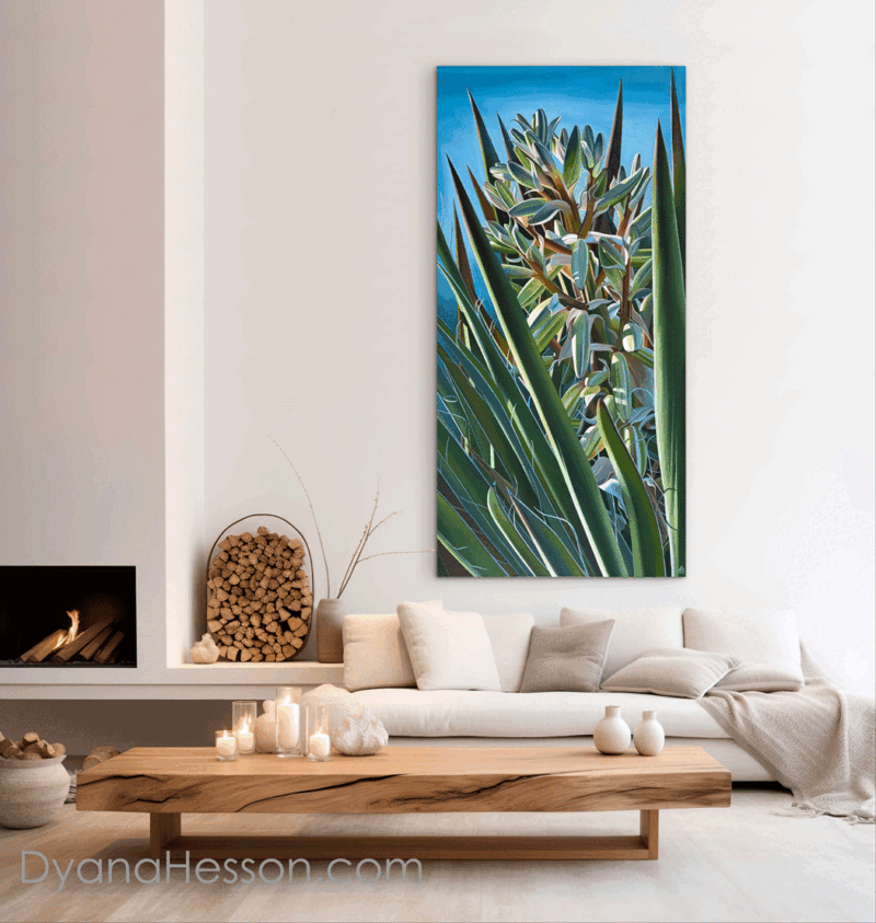 Going Up Banana Yucca - Mazatzal Mountains, AZ