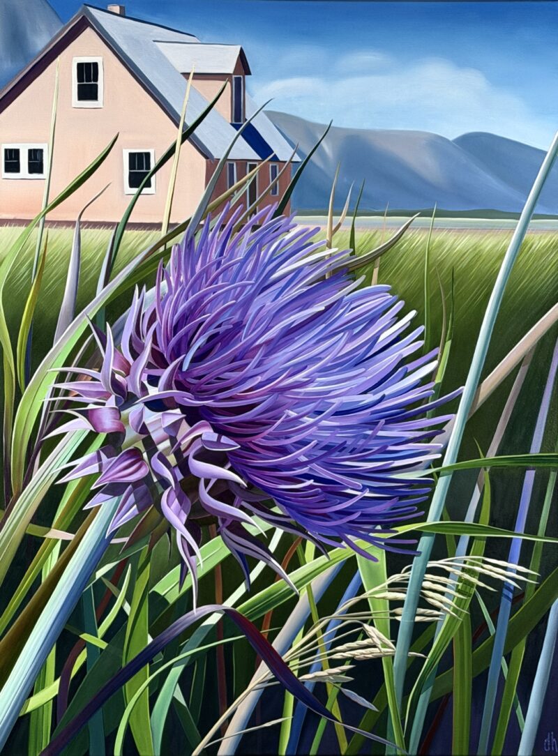 You Gotta Be Tough to Live Out West - Thistle and Grasses, Mormon Row, WY