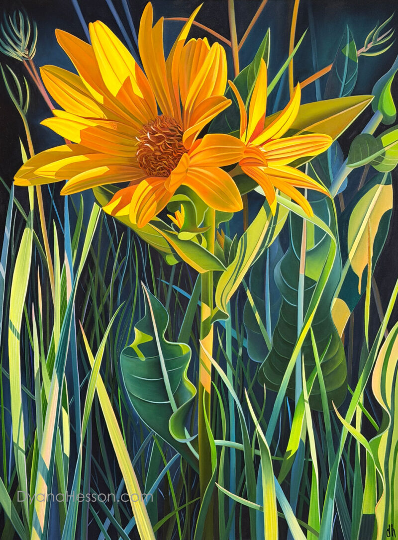 Painting by Dyana Hesson